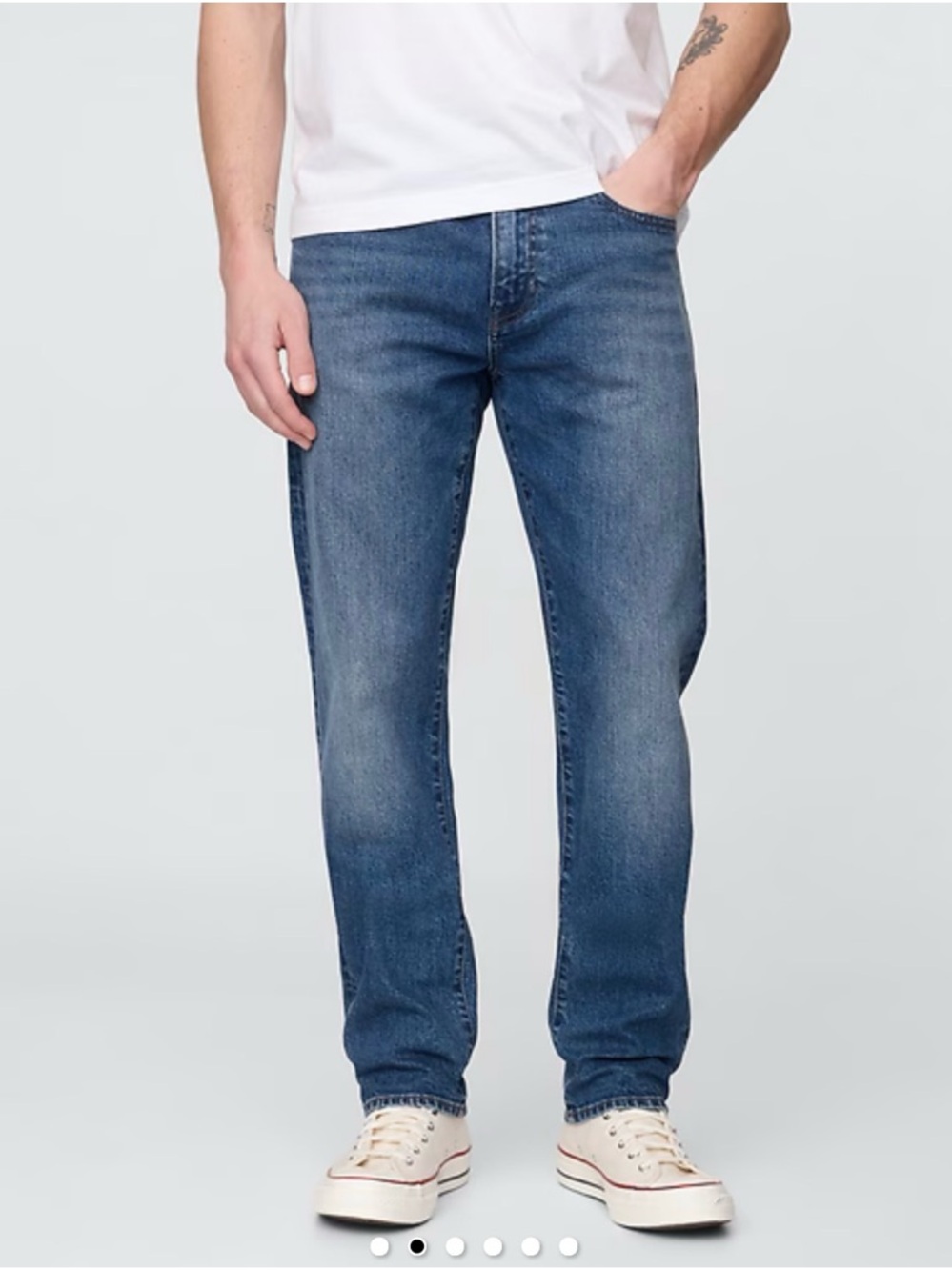 GAP Men's Light Blue Slim Jeans